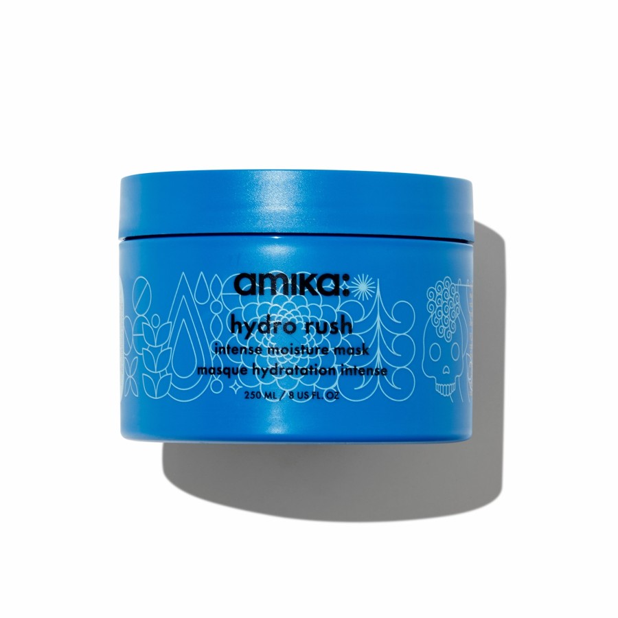 New Amika Hydro Rush Intense Moisture Hair Mask With Hyaluronic Acid