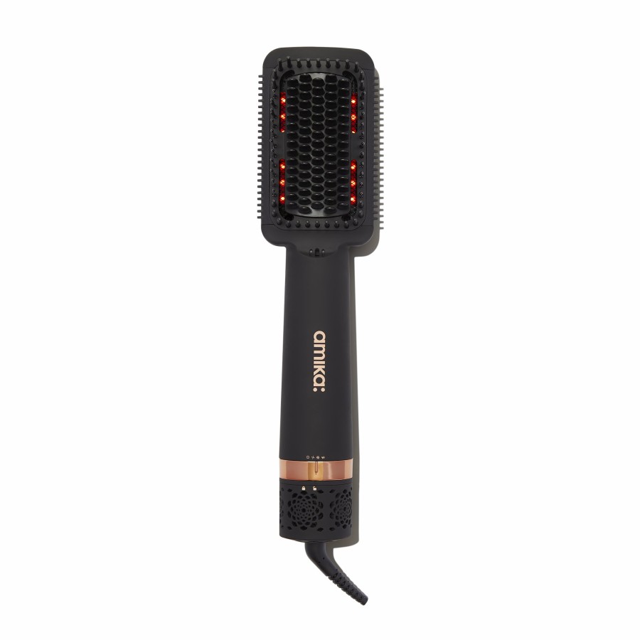 Online Amika Double Agent 2-In-1 Blow Dryer + Straightening Brush