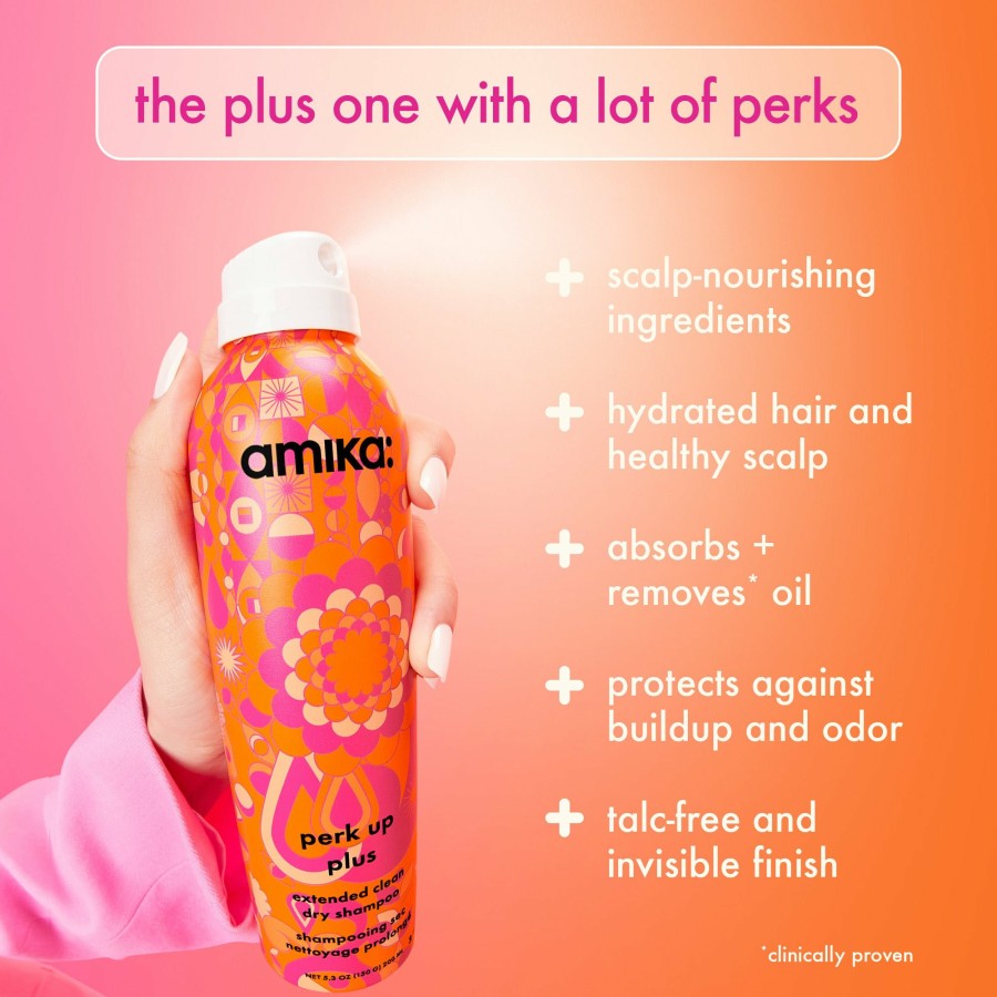 New Amika Perk Up Plus Extended Clean Dry Shampoo