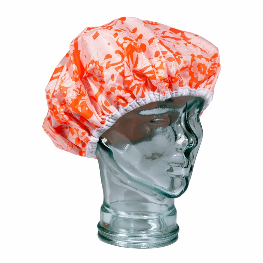 Clearance Amika Shower Cap Pink Signature Print