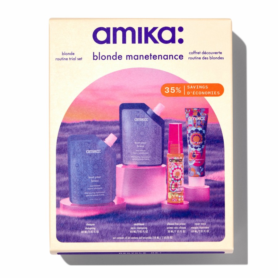 Wholesale Amika Blonde Mane-Tenance Routine Trial Set