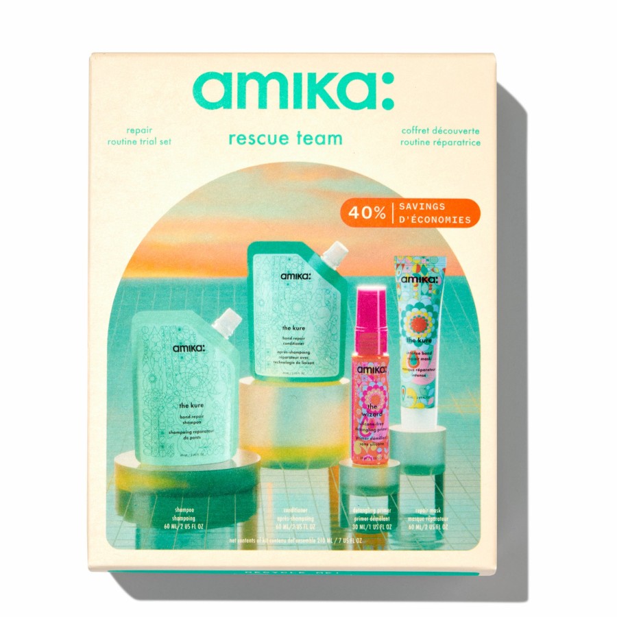 Hot Amika Rescue Team Hair Routine Trial Set